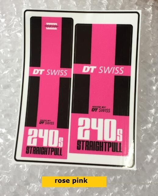 Dt 240S Hub Sticker Voor DT240S Racefiets Hubs Fiets Decals Fietsen: rose pink