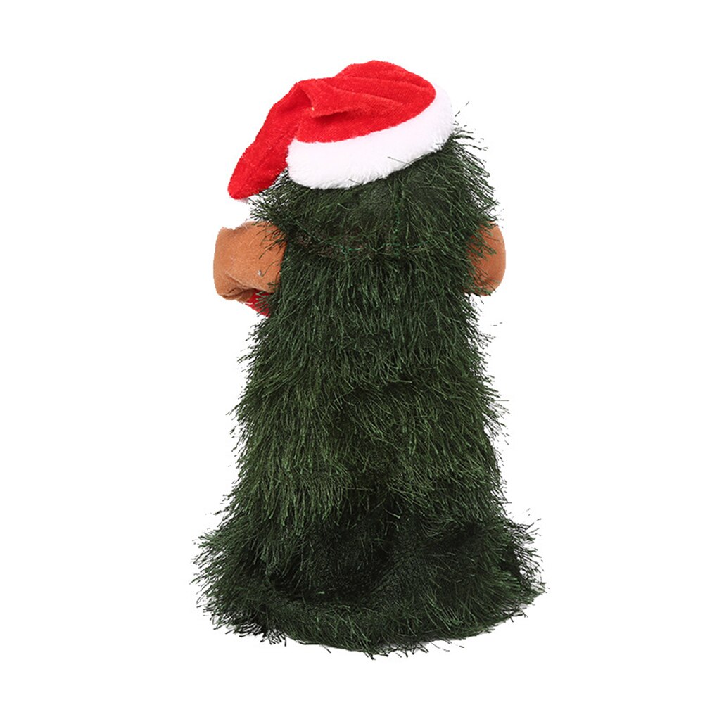 Árbol de Navidad eléctrico, muñeco de Papá Noel, Juguete Musical giratorio, juguete divertido de baile para navidad, de de año