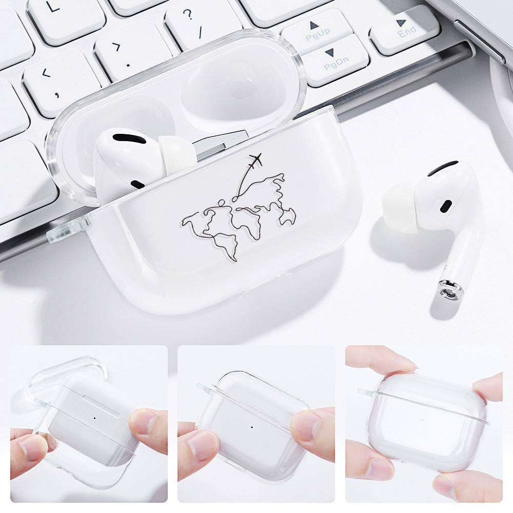 Coque en silicone pour Apple Airpods Pro écouteur Coque protection souple Fundas Airpods Pro Air Pods Pro 2 3 4 1 housse Earpods Case Box