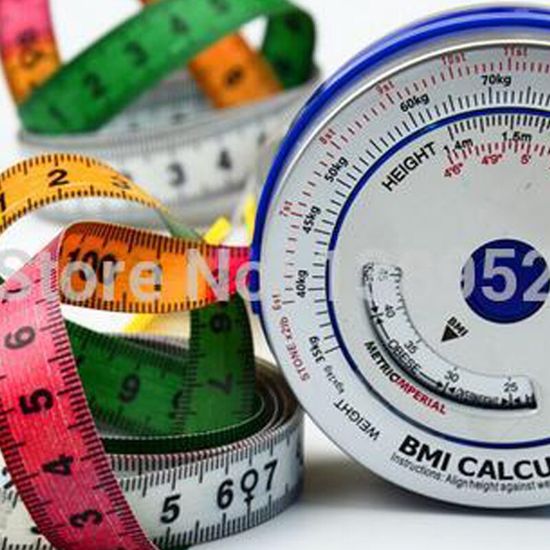 BMI measure tape BMI Calculator Health Tape Measure Mass Index with Retractable