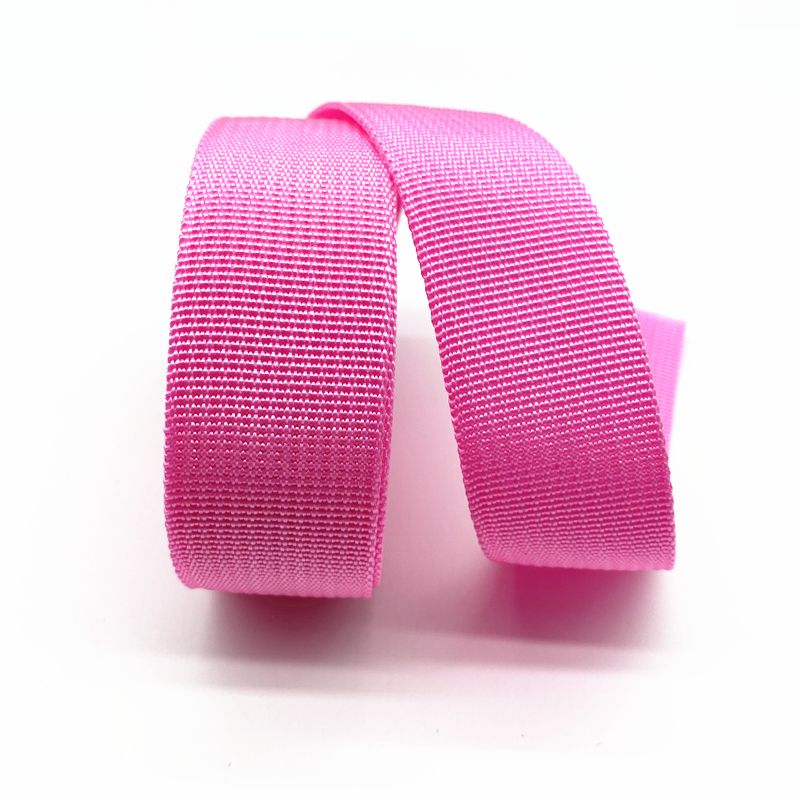 5 jardów 30mm płótno wstążka saszetka na pasek taśma nylonowa taśma Pet taśma plecakowa taśma szyta torba akcesoria do paska # RoLi: Pink