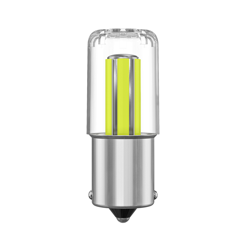 1156 1157 bombilla Led BA15S BAY15D P21W P21/5W LED R5W R10W luces de señal de giro de coche lámpara de marcha atrás COB 12V automóvil blanco rojo amarillo: Negro / Azul