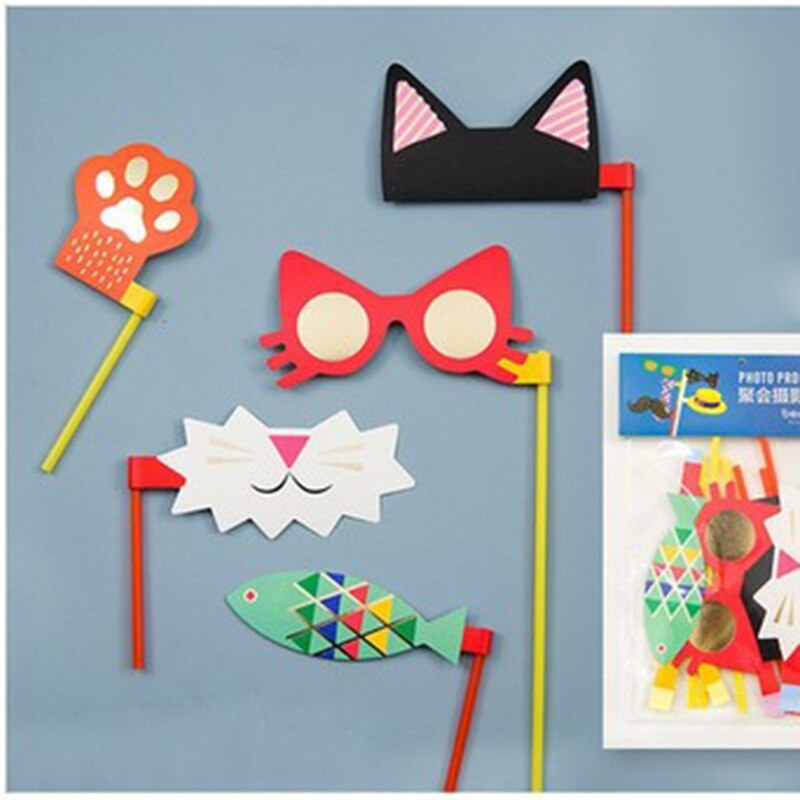 Funny Photo Booth DIY Photo Props Decoration Wedding Birthday Christmas Party Favor Mask Photography Event Supplies