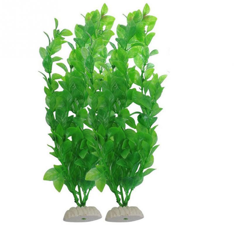 Kunstig vandplante akvarium akvarium grønt landskab plast kunstigt undervands vandgræs plante boligindretning