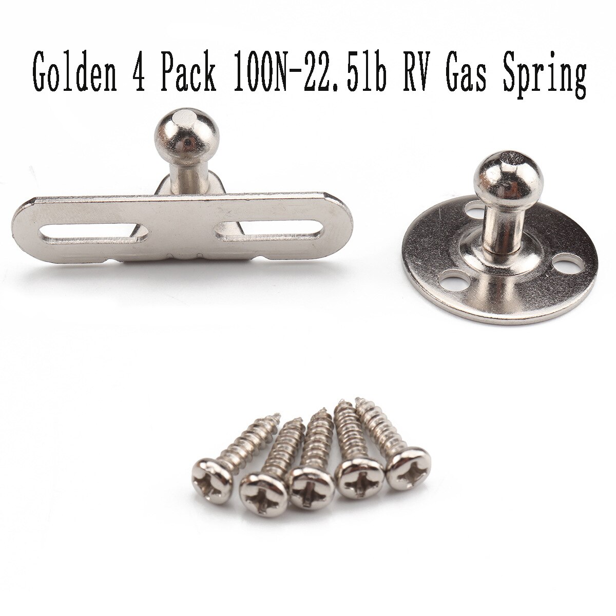 4Pcs/set 100N-22.5lb RV Gas Spring/trailer Gas Spring/support Rod/door Silencer Pad Camper Van Rv Accessories Camper Trailer