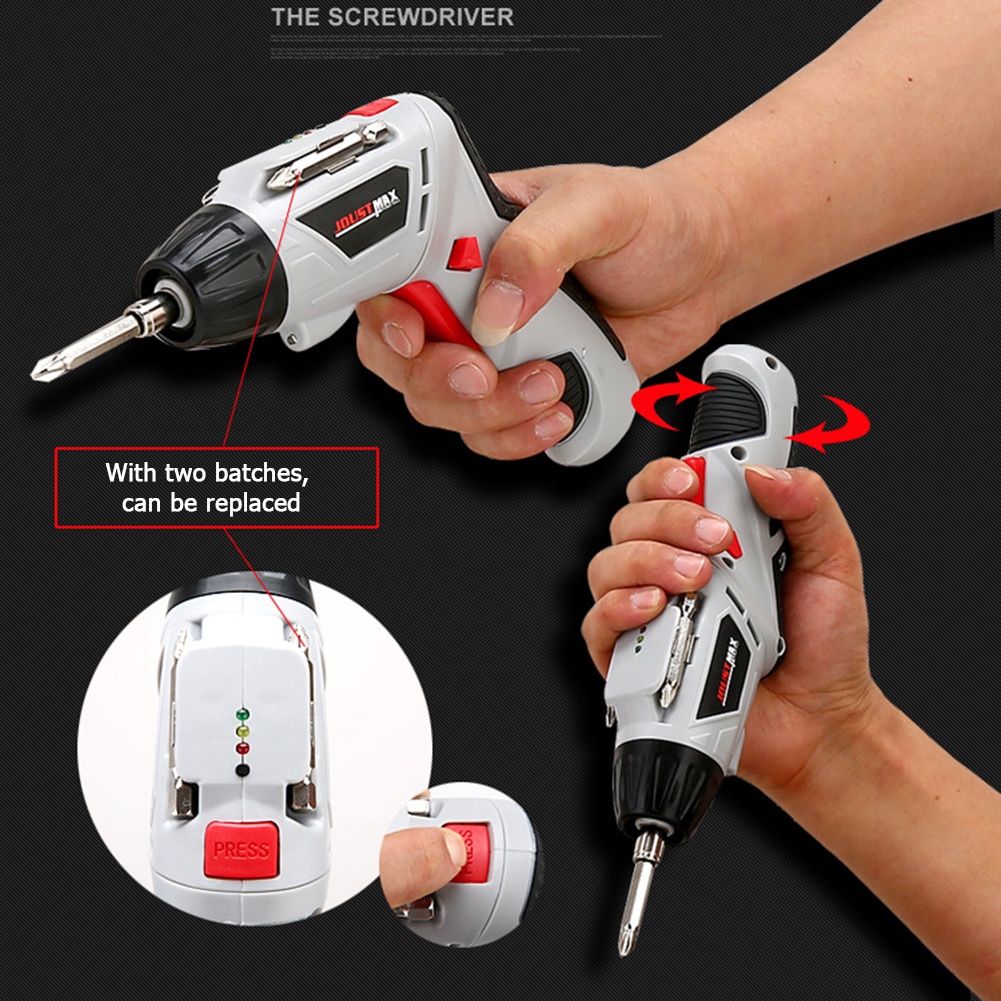 Handheld Electric Screwdriver Set Household Rechargeable Nickel-chromium Battery Cordless Drill Power Tools