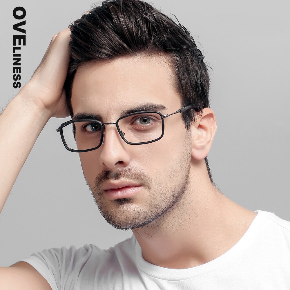 men's eyeglasses frames Optical Glasses Frame for Men Retro Myopia Prescription glasses Korean Spectacles full eyewear