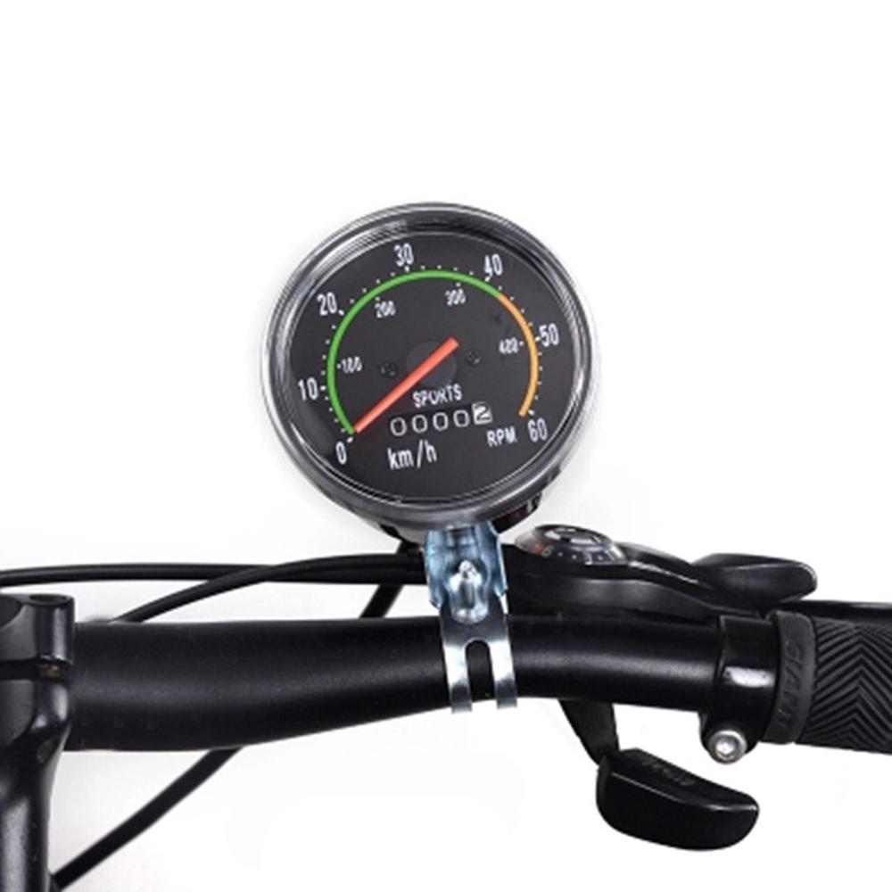 Waterdichte Fiets Snelheidsmeter Analoge Mechanische Kilometerteller Met Hardware Voorzien Voor Algemene 26/28/29/27.5 Inch Fiets