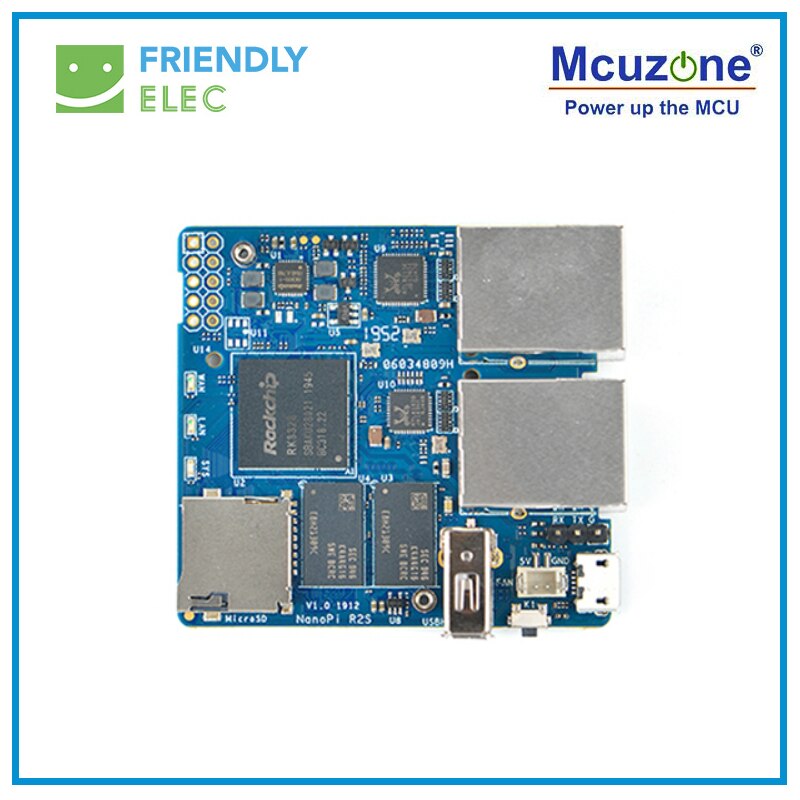 NanoPi R2S OpenWrt system RK3328 mini router dual gigabit port 1GB große speicher