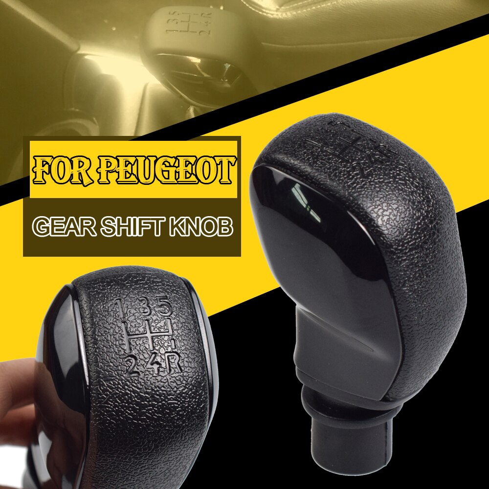Pommeau de levier de vitesse automatique à 5 vitesses, pour Peugeot 106 206 306 406 207 307 407 301 308 3008, citroën C2 C3 C4 Elysee