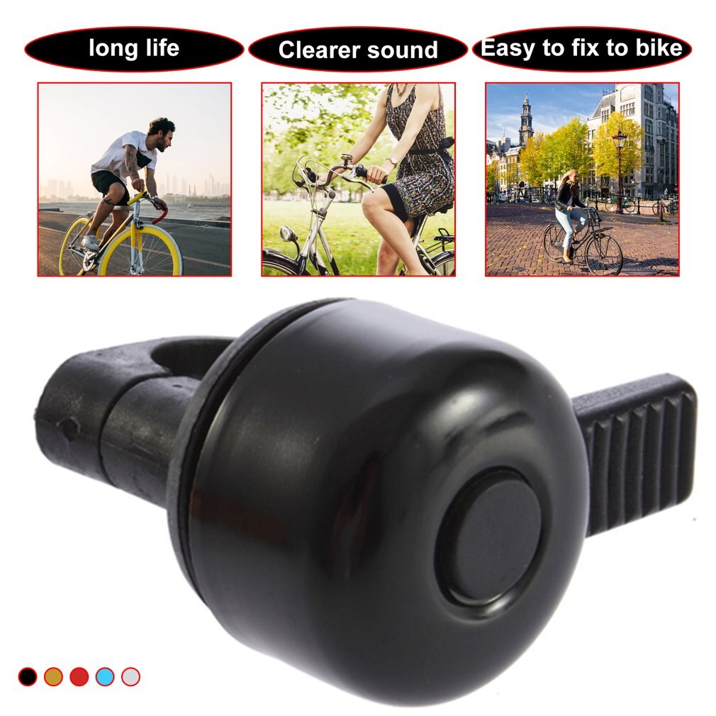 Veiligheid Fietsen Fiets Bells Metal Ring Stuur Bell Sound Voor Fiets Black Kleur Luid Geluid Modieuze Defect