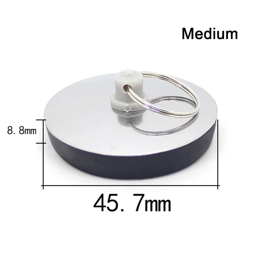 1Pcs Stainless Steel Bath Plug Easy to Use Rubber Drain Stopper Water Kitchen Bathroom Accessory Bath Tub Caps: Yellow