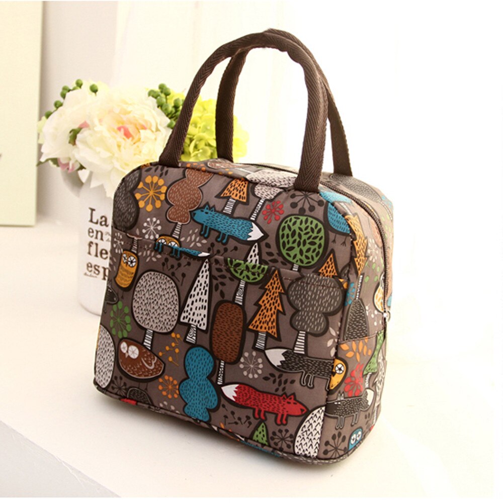 Cute Cartoon Pranzo Portatile Borsa Termica di Grande Capacità Scatola di Pranzo Isolata Tote Cibo Sacchetto di Picnic Bambini Delle Ragazze Delle Donne del dispositivo di Raffreddamento Sac