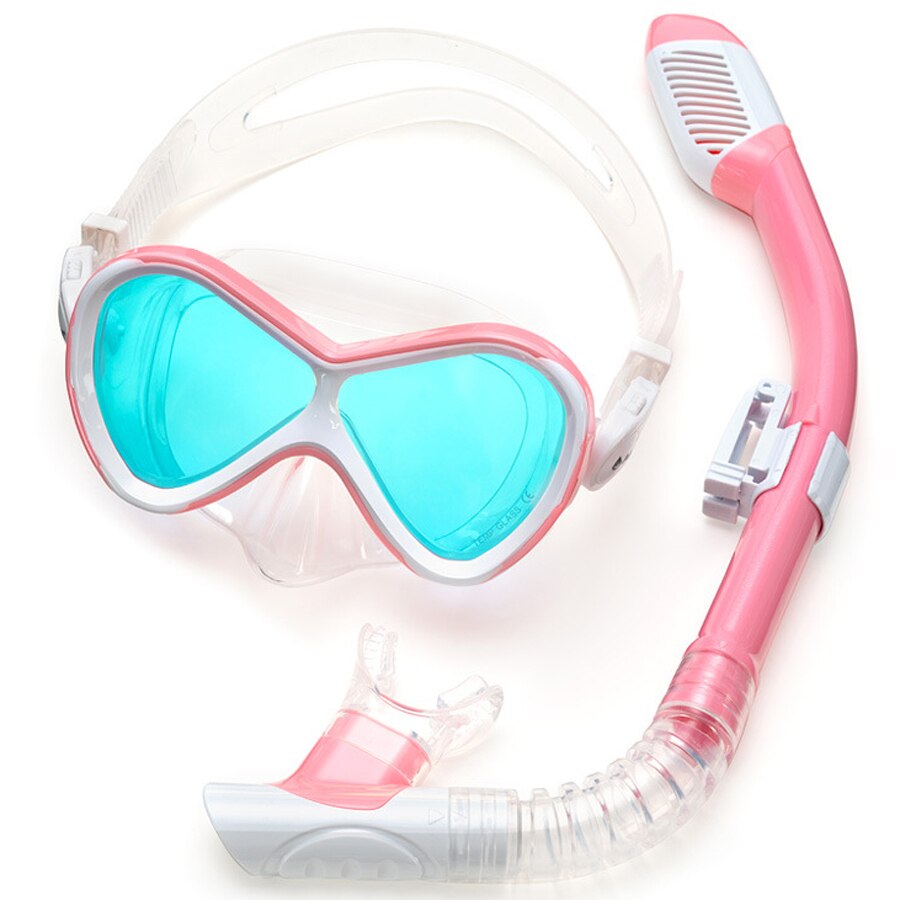 Ensemble de plongée en apnée pour enfants, lunettes de natation Anti-buée avec jupe en Silicone, équipement pour garçons et filles