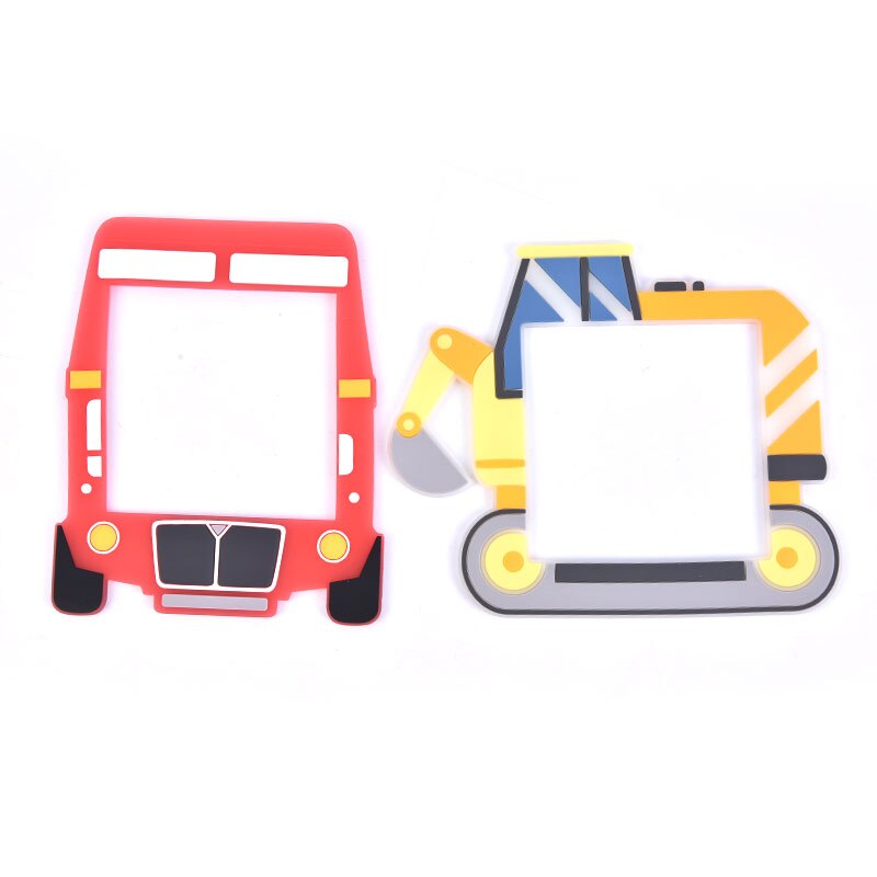 1pcs Cartoon Car Switch Cover Room Decor 3D Silicone On-off Switch Sticker Luminous Switch Outlet Wall Sticker