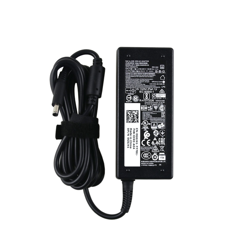 DELLL Original 65W power adapter Laptop Ac Adapter Charger For dell 14 7000 7572 7460 15 7560 latitude 3490 3390 HA65NS5-00