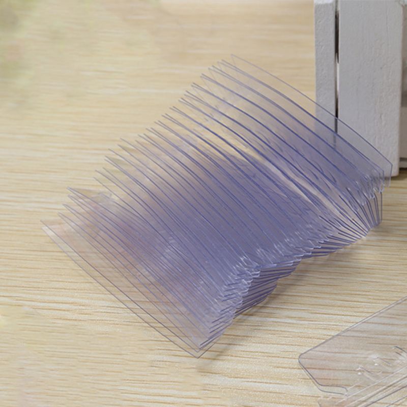 50PCS Classification Tag PVC Hanging File Holder Index Label Strip Durable Bendable For Organize And Distinguish Hanging Files