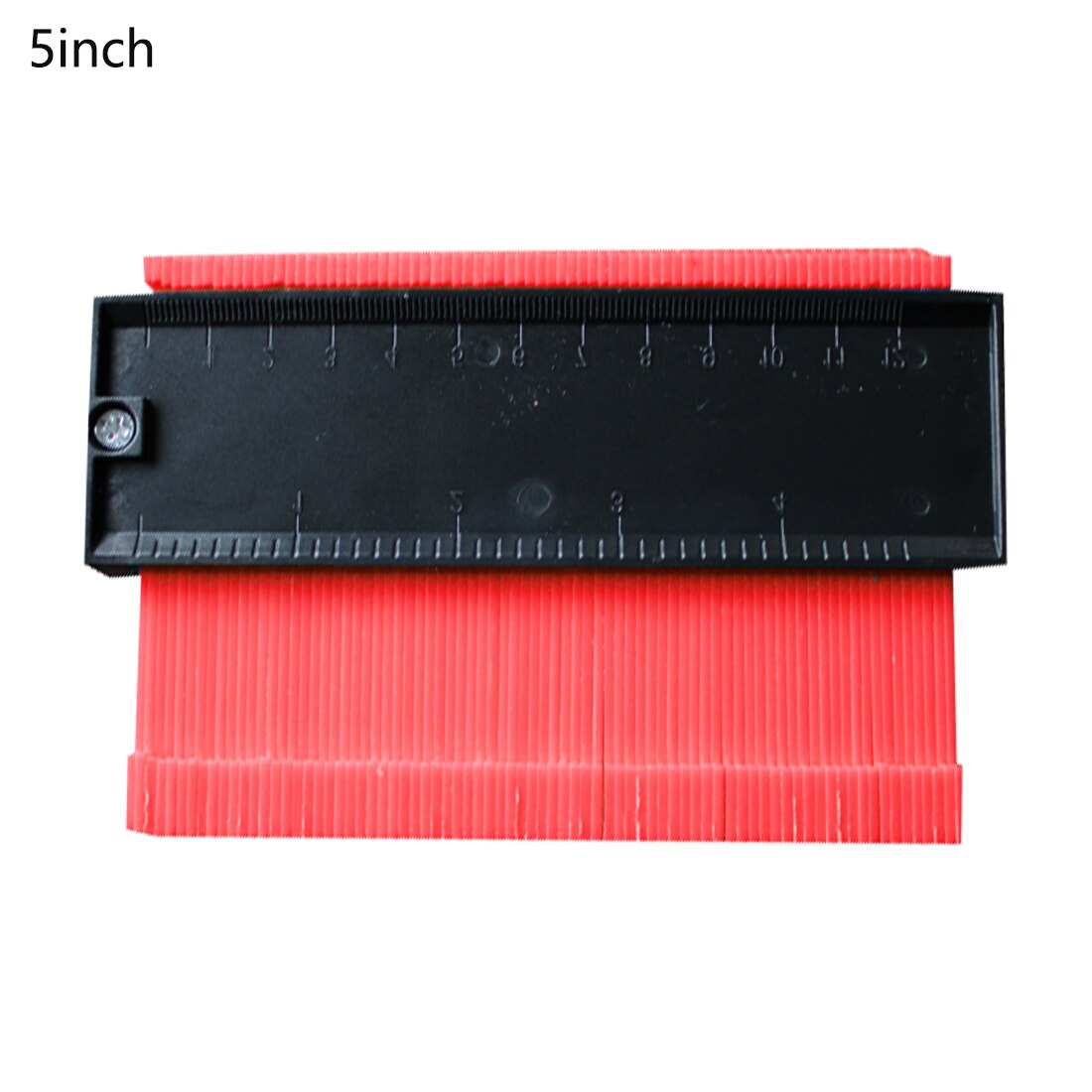 12/25cm Contour Gauge Profile Copy Gauge Ruler Metric Inch Marking Gauge Shape Duplicator Tiling Laminate Tiles Measuring Tool: red 12cm