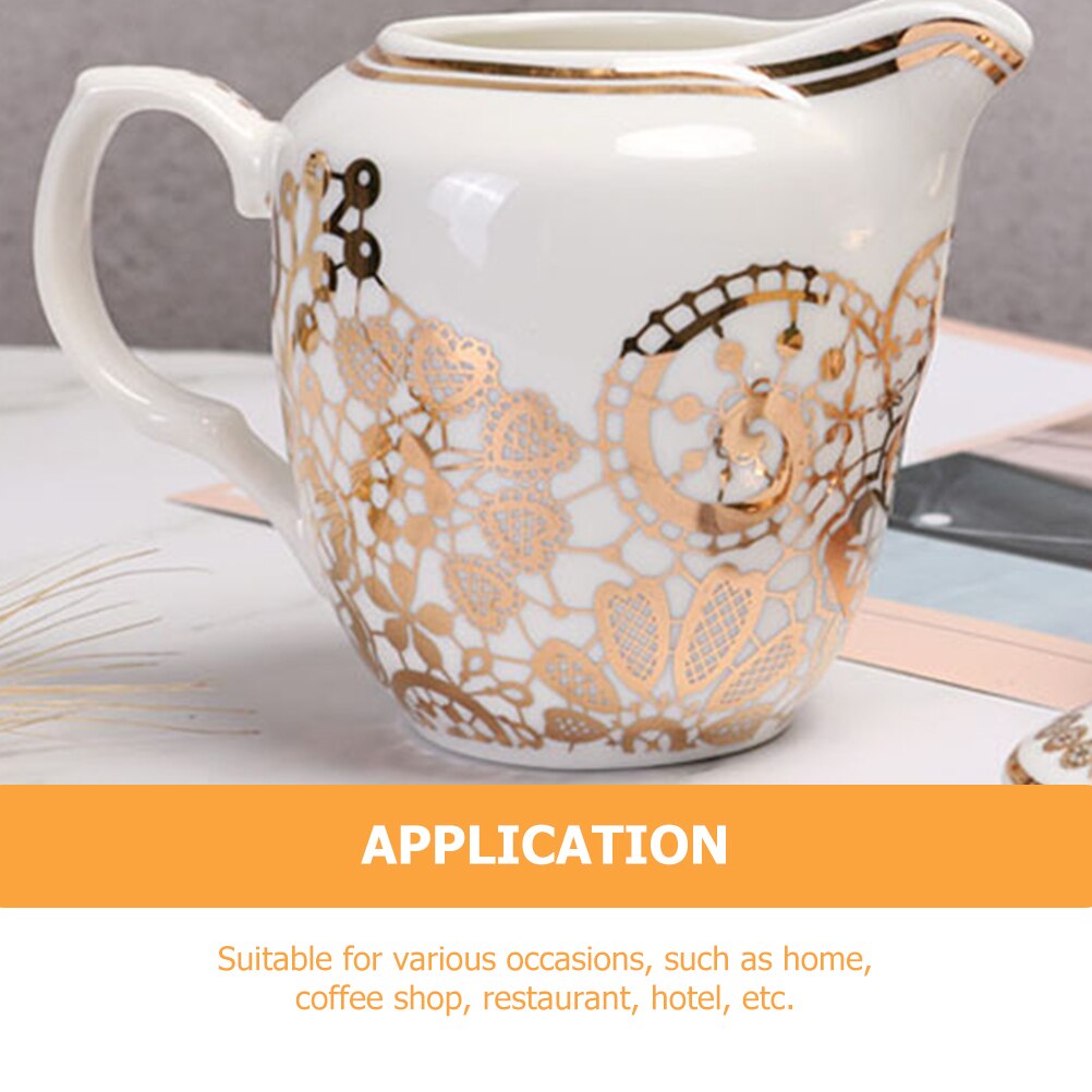 Pichet en céramique pour faire du café, tasse à fleur, pichet à café