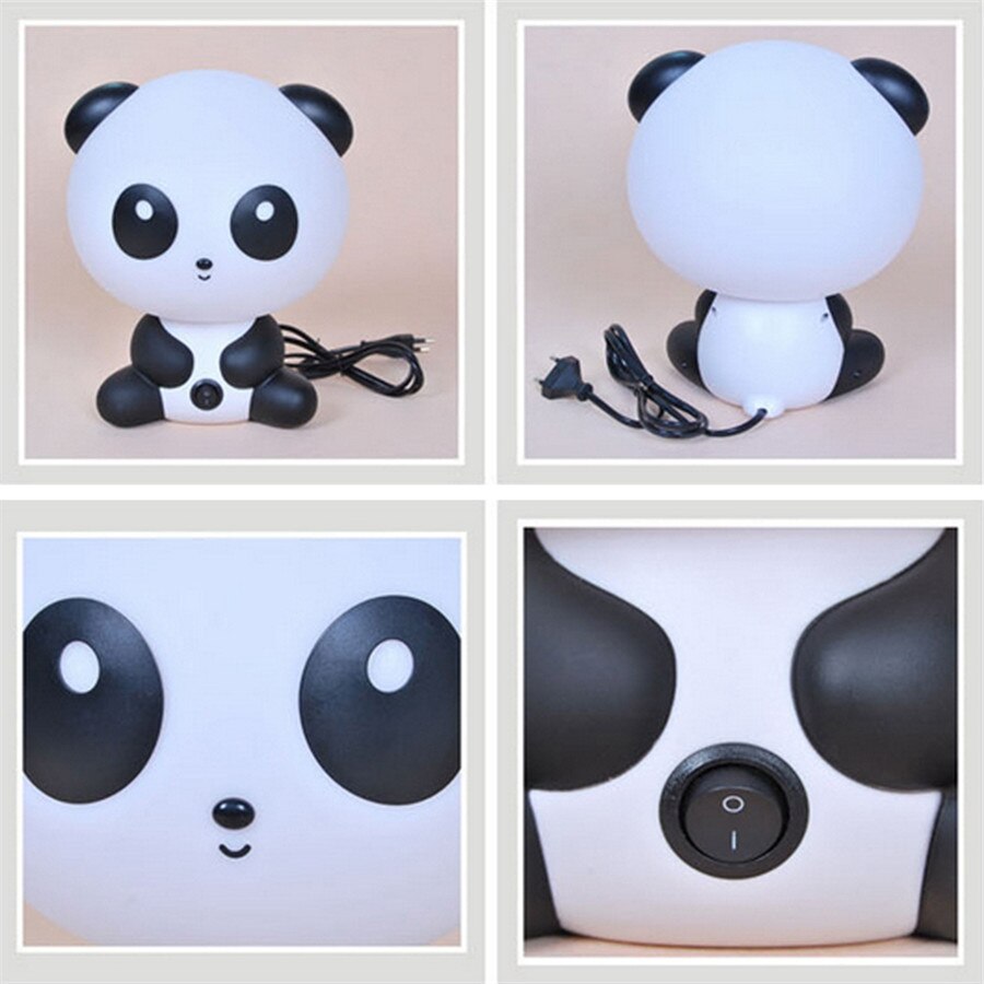 Schattige panda hond beer cartoon nachtlampje 3d dierenlamp kinderkamer speelgoed slaapkamer nachtkastje decoratie lamp