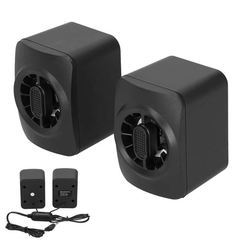 A1 Draagbare Mini Rgb Speaker Usb Powered 3.5Mm Wired Subwoofer Voor Pc Laptop Desktop Draad Controle