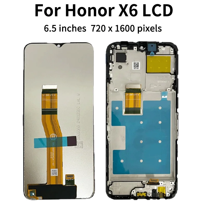 VNE-LX1 WDY-LX1 JDY-LX1 Premium Lcd pour Honor X6 X6A X6B X6S écran tactile numériseur panneau assemblée avec cadre