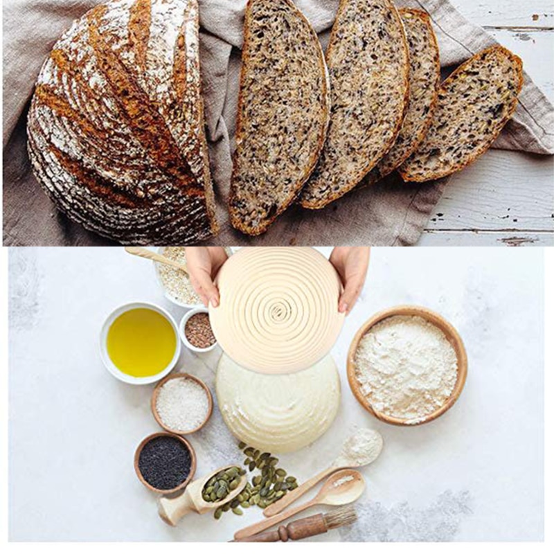 Bread Banneton Proofing Basket Making Tools Bowl Proofer Making Sourdough Starter Kit Proofing Brotform Baking Supplies Baskets