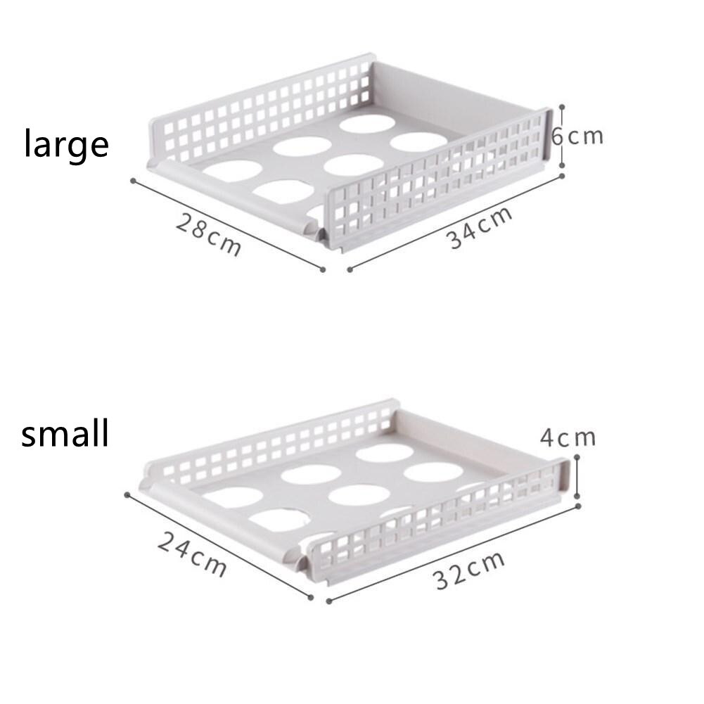 Plastic Layered Partitions Storage Rack Stackable Wardrobe Drawer Cabinet Sundries Organizer Clothes Closet Storage Box Shelves