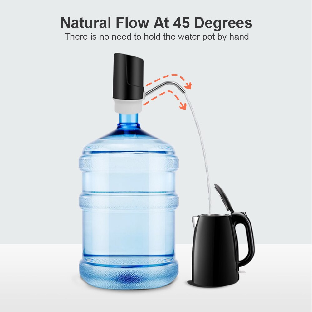 USB Charging Automatic Drinking Water Pump Portable Electric Water Dispenser Water Bottle Pumping Device Water Bottle Pump