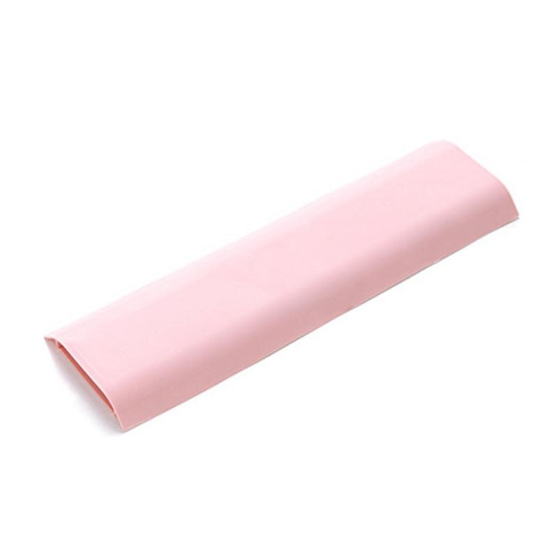 Abrazadera de fijación de alambre de pared autoadhesiva, Material ABS, para estación de trabajo de TV y ordenador, gestión de Clips, soporte de Cable de almacenamiento: pink