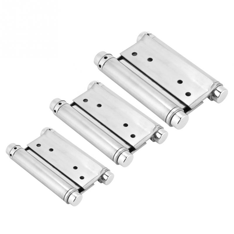 3/4/5inch Double Action Spring Hinges with Stainless Steel Screw Hinge For door hinge Door Gate Fittings Best Offer
