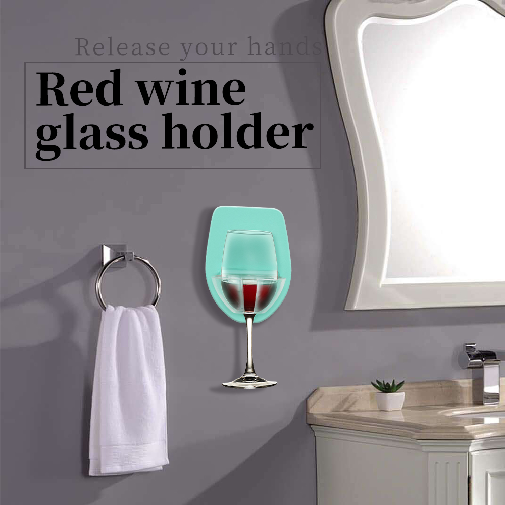 1 stücke Watt Kunststoff Wein Glas Halfter Für sterben Schlecht Dusche verrotten Wein Glas Halfter Bar Schlecht Zubehör Küche Gerät werkzeuge Y