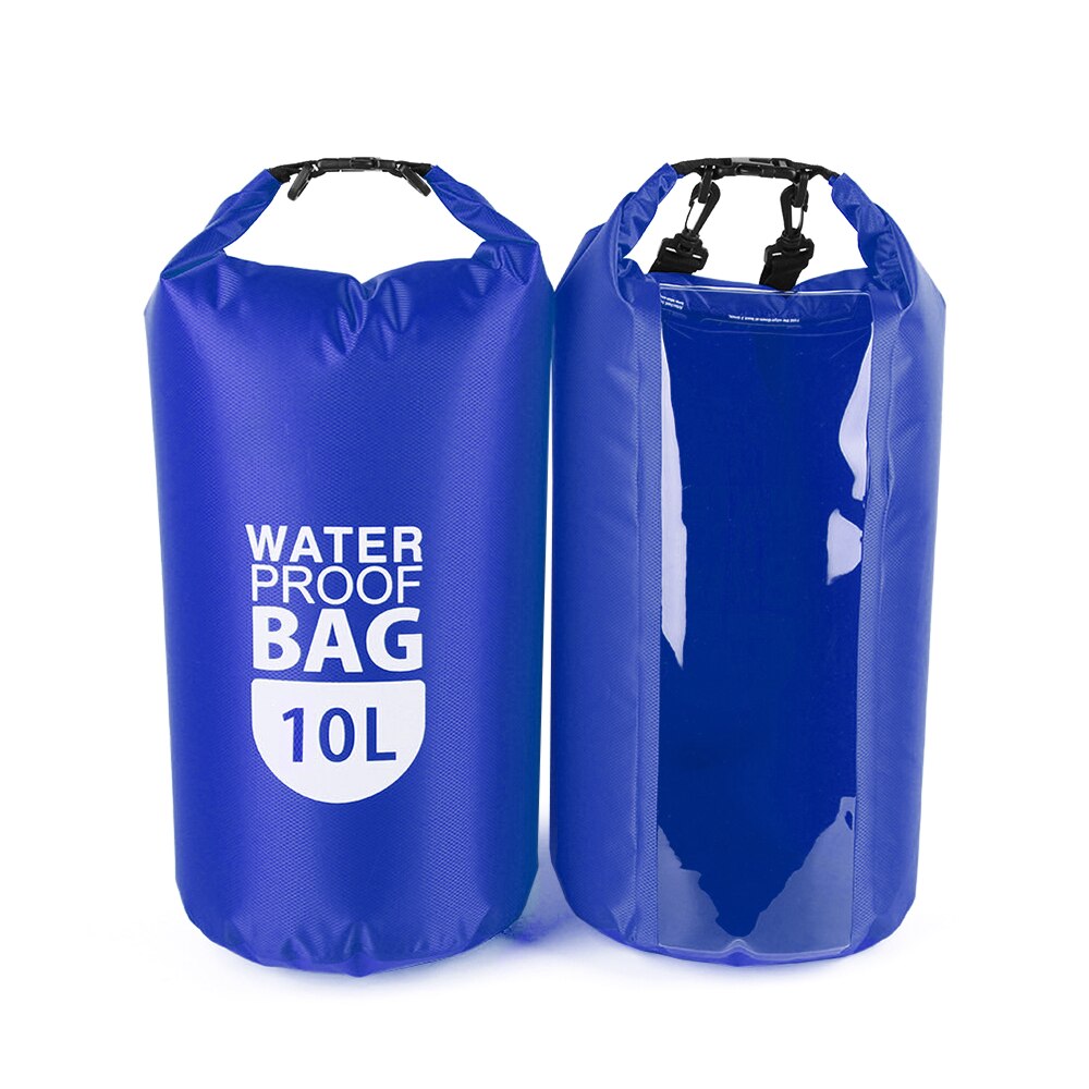 10L Pvc Droog Waterdichte Drijvende Zak Roll Top Dry Bag Water Sport Opbergtas Lichtgewicht Dry Sack Rivier Trekking Tassen