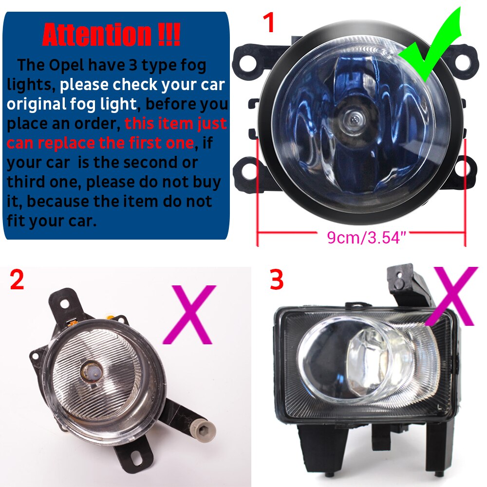 2 X 30W LED Fog Light Assembly Car Fog Lamp DRL H11 For Opel Astra Corsa Zafira Meriva Movano Vectra Tigra TwinTop Agila Signum