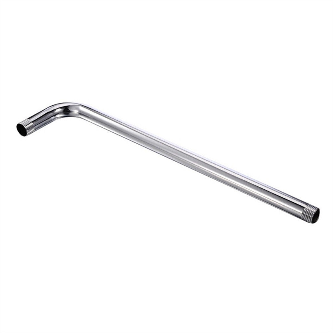 Shower Head Extension Arm Fixed Pipe Shower Set Wall Mounted Chrome Plated Shower Arm for Home Bathroom Shower Accessories: Shower Arm 40cm