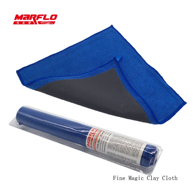 Paint Care Magic Klei Handdoek Microfiber Doeken Borstels Klei Bar Wasstraat Verf Reiniging Marflo Auto Detailing Polijsten Doek: BLue Fine Towel