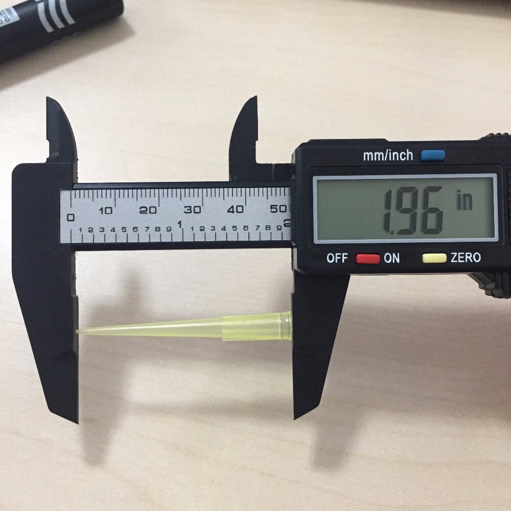 1000 stk/parti generell gul 200ul pipettespisser transferpettor sugedyse lab forbruksmateriell