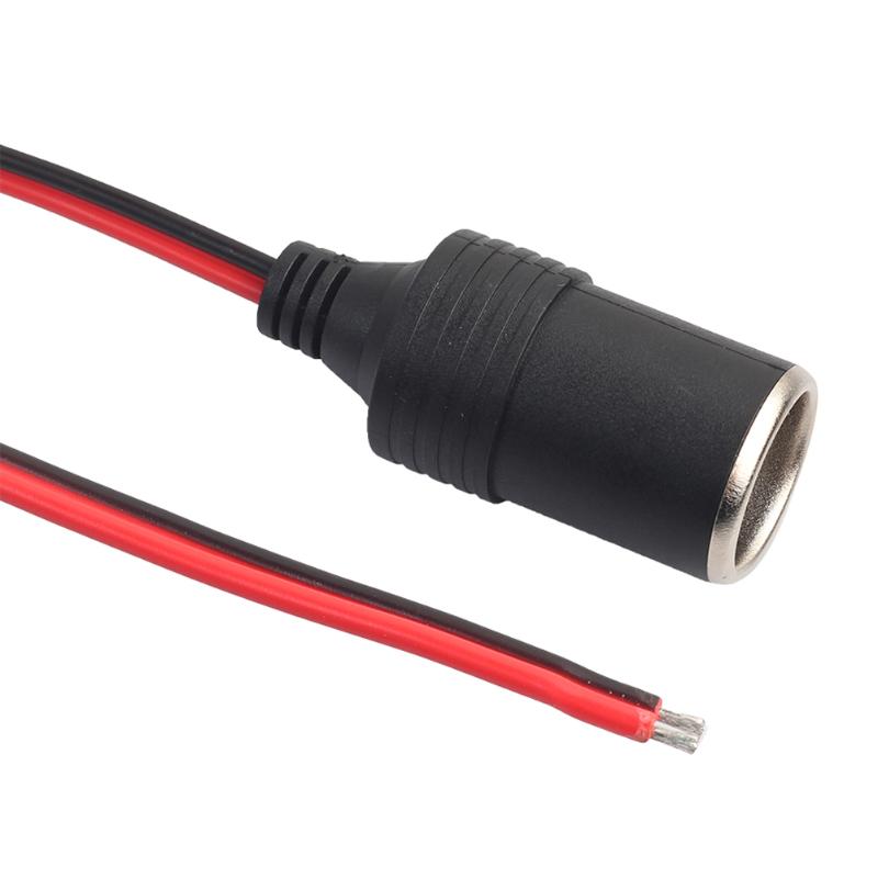 Vodool 30cm universal 12v 10a 120w bil sigarettenner hunn stikkontakt auto bil sigar lader kabel strømkontakt adapter
