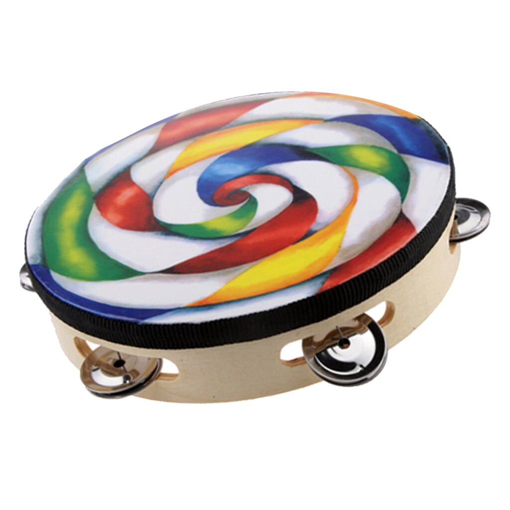 8 "tambor de madera Musical tambor percusión para KTV Iglesia divertido