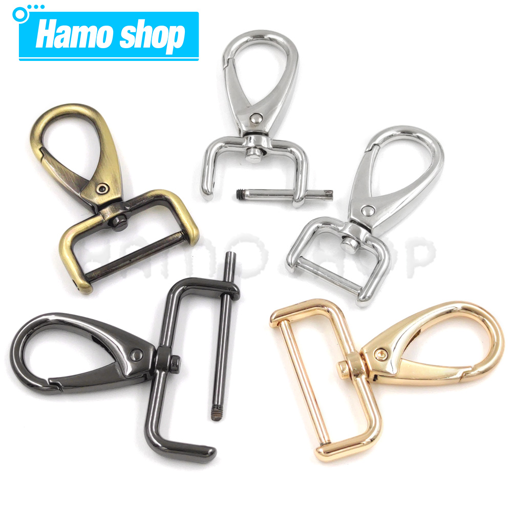 16/20/26/32/38mm Metal Detachable Snap Hook Trigger Clips Buckles Hooks For Leathercraft Strap Belt Keychain Webbing Pet Leash