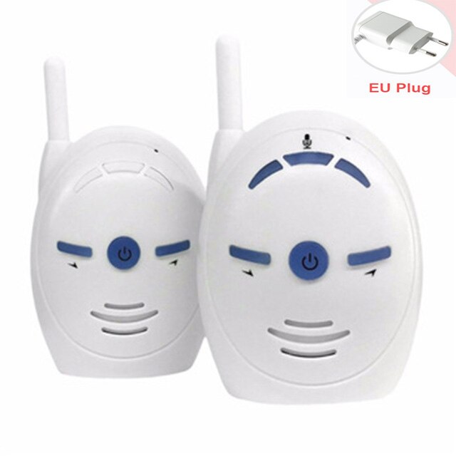 Baby Monitor Wireless 2.4GHz Digital Baby Electronics Baby Intercom Radio Nanny Cute Sound Baby Monitor Without Battery: EU plug