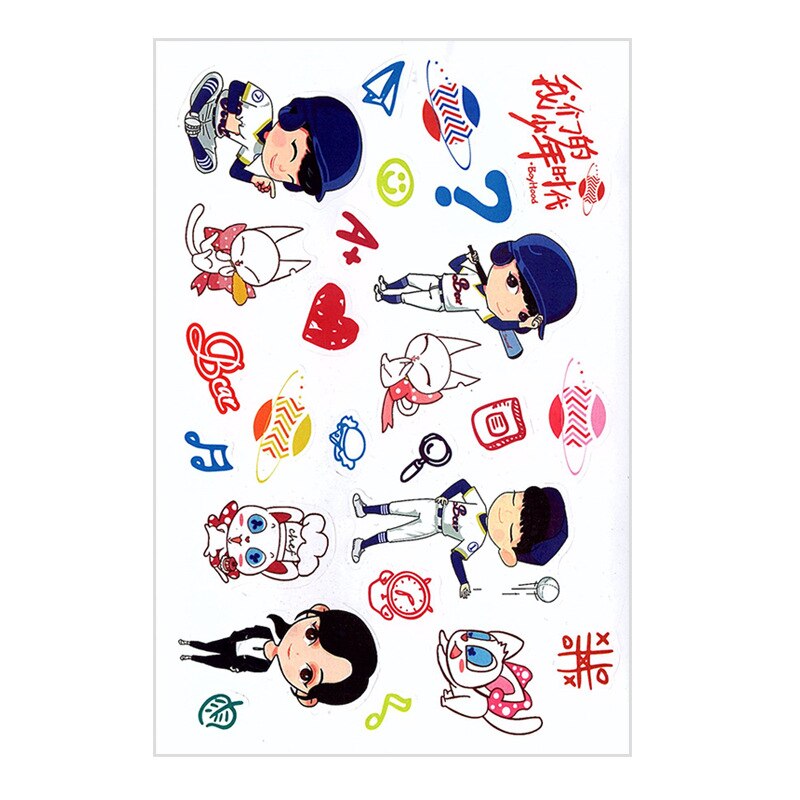 1 stücke freundlicher Karikatur Handy, Mobiltelefon Ausdruck Aufkleber Party Favors für Junge Mädchen freundlicher Partei Liefert Geburtstag Party Favors Behandeln Tasche füllstoff