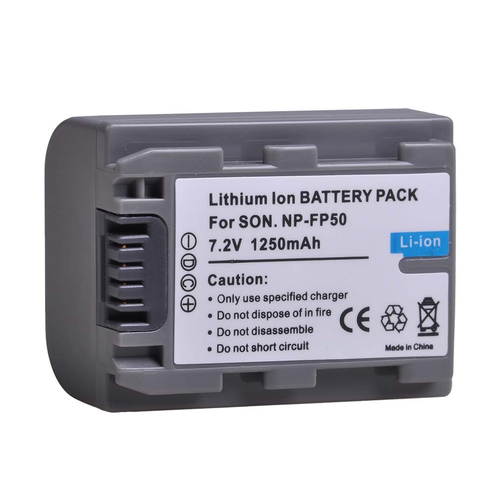 2x NP-FP50 NP-FP51 FP50 Battery and USB Charger for Sony NP-FH30 NP-FH40 NP-FH50 NP-FH60 NP-FH70 NP-FH90 NP-FP30 DCR-HC20 HC30: 1Battery