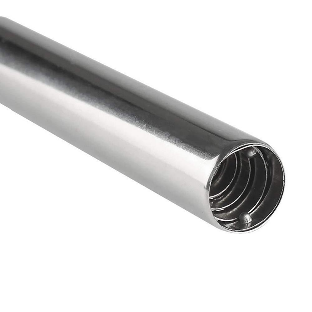 Gear brandbælge 2 stk/sæt sammenklappelig udendørs blæsebrandrør i rustfrit stål teleskopisk blæserrør til campingrejser