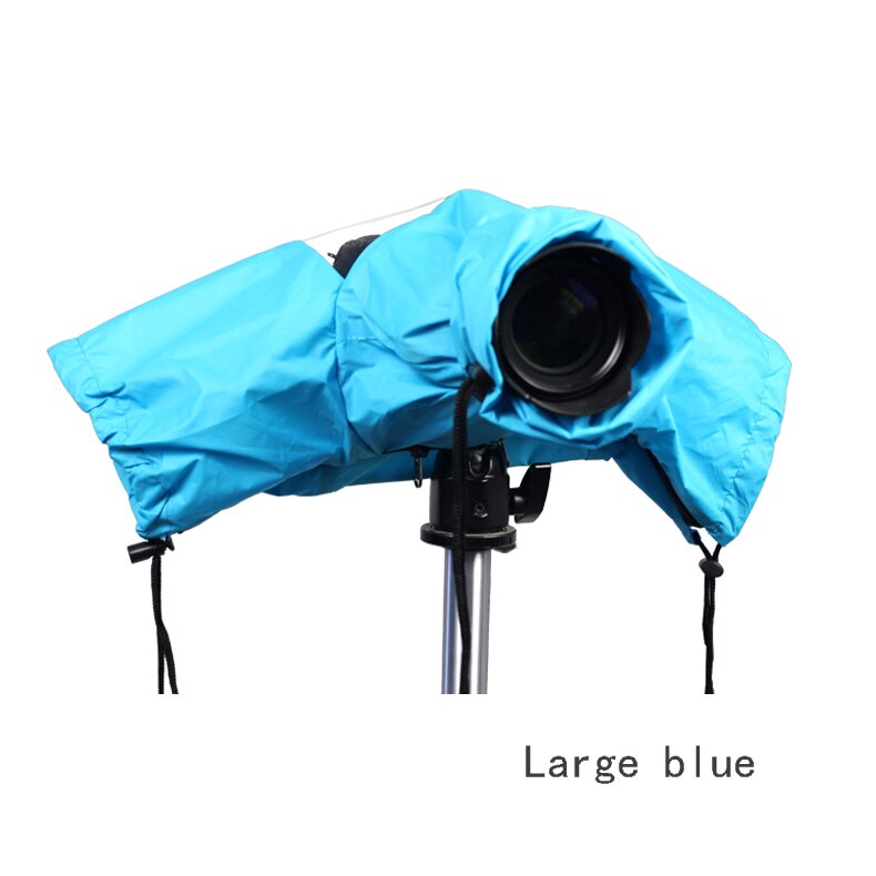 Cámara DSLR resistente al polvo y a la lluvia, funda para la lluvia para Canon 7D, Nikon D750 y Sony 70-200: Large Blue