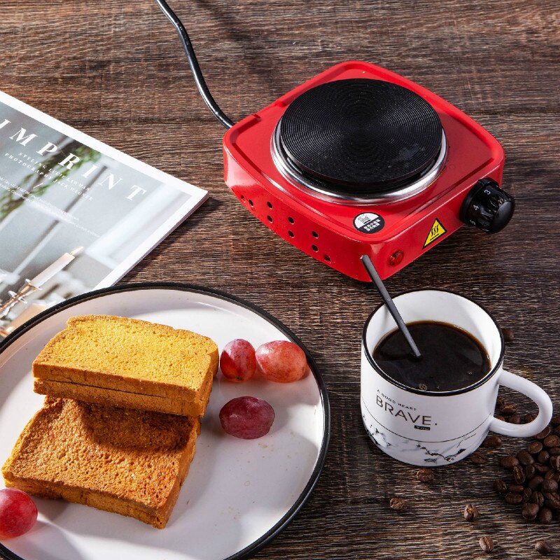 220v 500w mini elektrisk komfurplade madlavningsplade multifunktions kaffe te varmelegeme husholdningsapparater plader til køkken