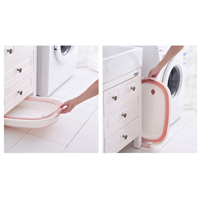 Badkamer Sauna Wastafel Opvouwbare Opslag Huishoudelijke Wastobbe Wastafel Draagbare Opvouwbare Voetbad Bad Voetmassage Plastic