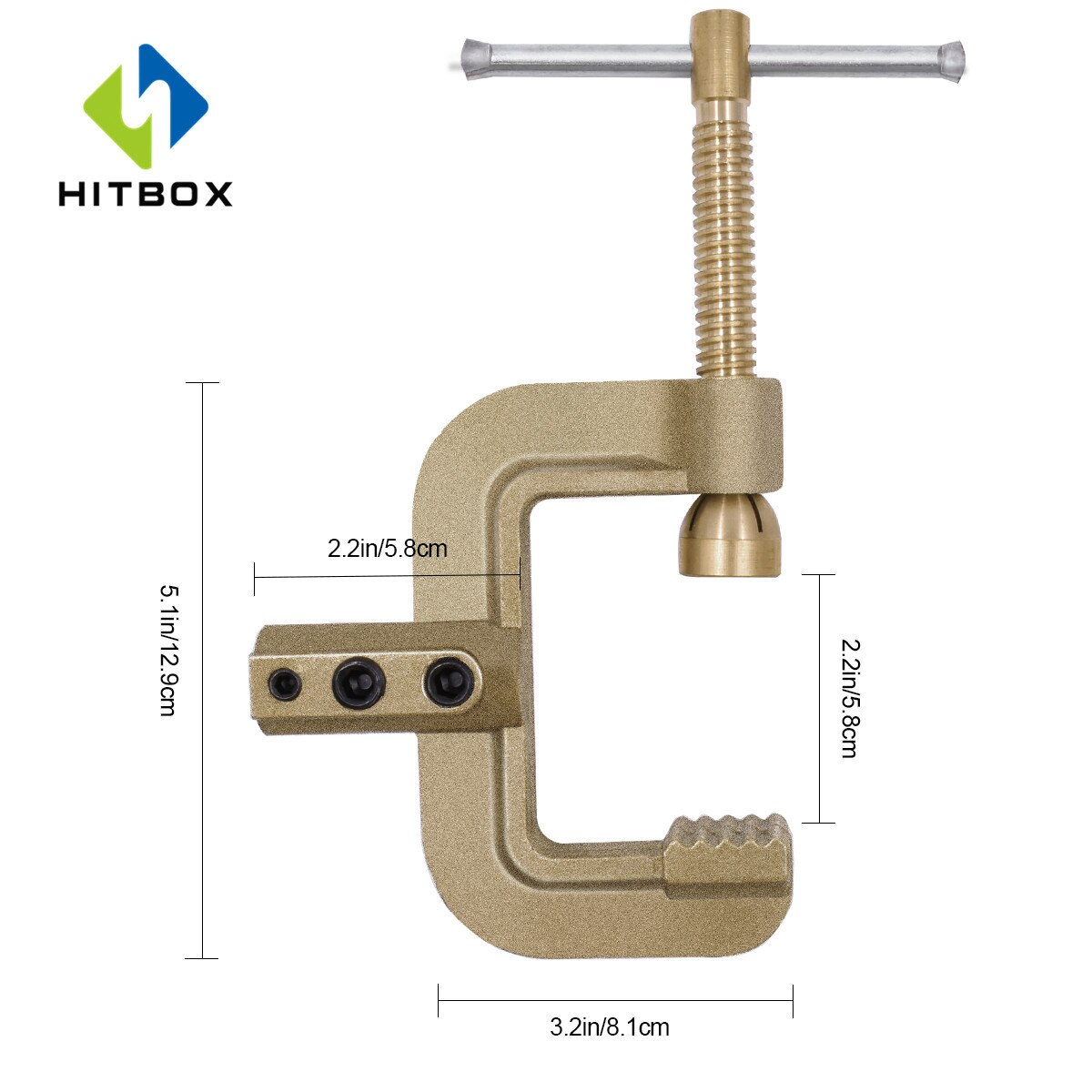 HITBOX Copper 400A Ground Earth Clamp For Heavy Duty ARC MMA STICK MIG TIG Welding Accessories