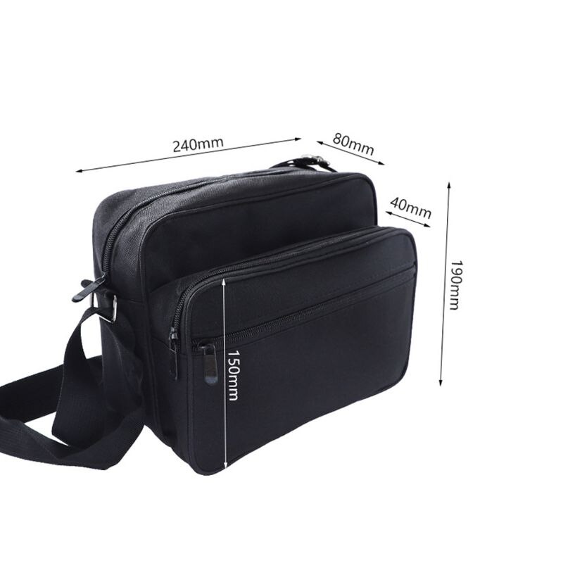 Multifunction Canvas Tool Bag Shoulder Storage Hardware Toolkit Organizer Pouch