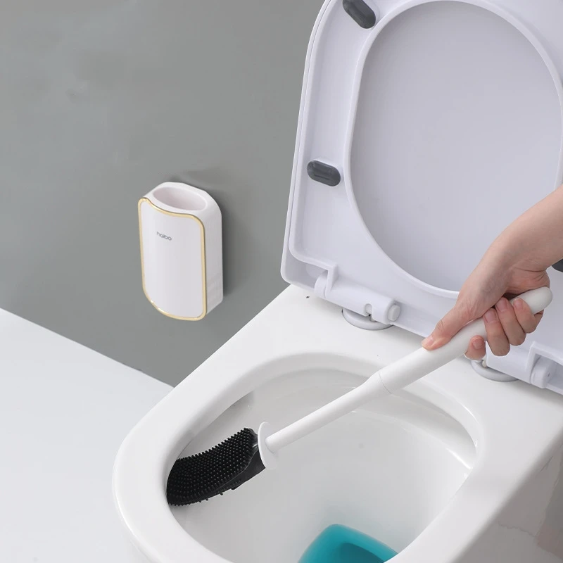 impostato scopino per WC a parete, scarico rapido, strumento per la pulizia, accessori per il bagno, lusso